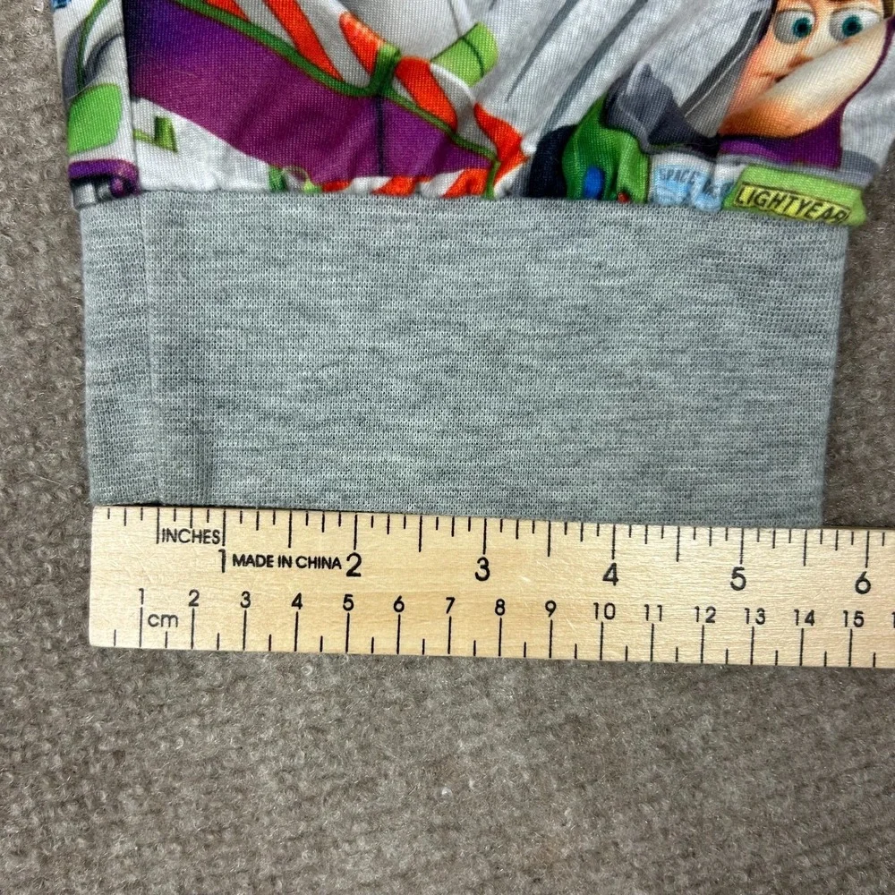 Disney Pixar Toy Story Buzz Lightyear Sleep Pants Unisex XL Gray Graphic Print